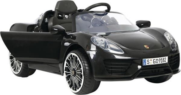 Grote foto porsche 918 spyder 12v zwart fm radio kinderen en baby los speelgoed