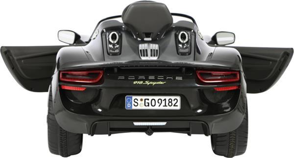 Grote foto porsche 918 spyder 12v zwart fm radio kinderen en baby los speelgoed