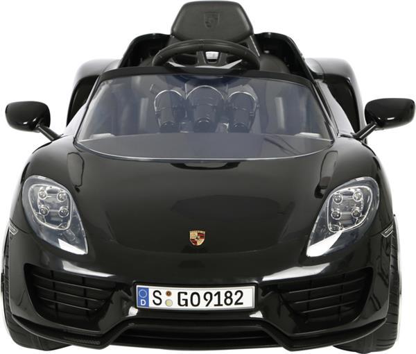 Grote foto porsche 918 spyder 12v zwart fm radio kinderen en baby los speelgoed