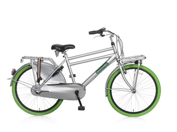Grote foto daily dutch basic 24 inch jongensfiets groen grijs fietsen en brommers kinderfietsen