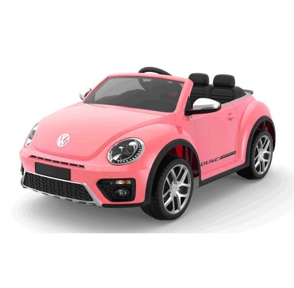 Grote foto volkswagen beetle dune roze 12v fm radio rubberband kinderen en baby los speelgoed