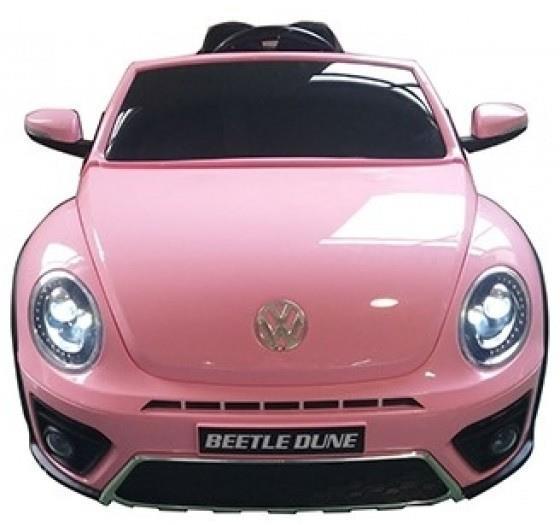 Grote foto volkswagen beetle dune roze 12v fm radio rubberband kinderen en baby los speelgoed