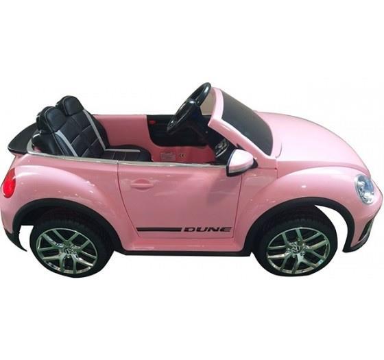 Grote foto volkswagen beetle dune roze 12v fm radio rubberband kinderen en baby los speelgoed