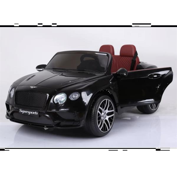 Grote foto bentley continental supersports metallic zwart leder veri kinderen en baby los speelgoed