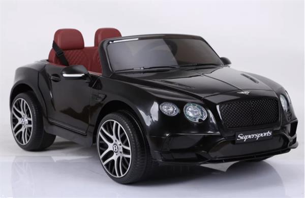 Grote foto bentley continental supersports metallic zwart leder veri kinderen en baby los speelgoed