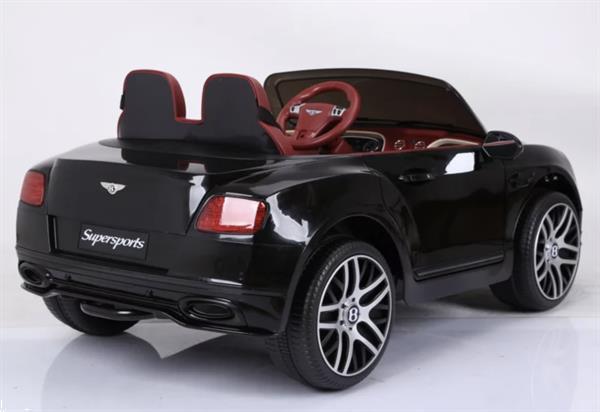 Grote foto bentley continental supersports metallic zwart leder veri kinderen en baby los speelgoed