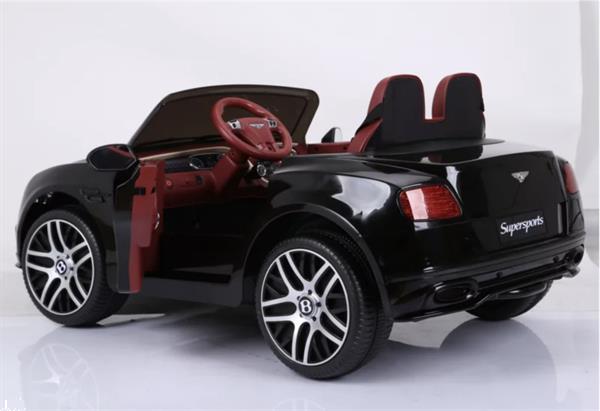 Grote foto bentley continental supersports metallic zwart leder veri kinderen en baby los speelgoed