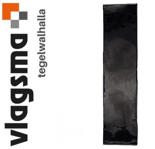 Grote foto handgevormde wandtegels 7 5x30 cm zwart doe het zelf en verbouw tegels