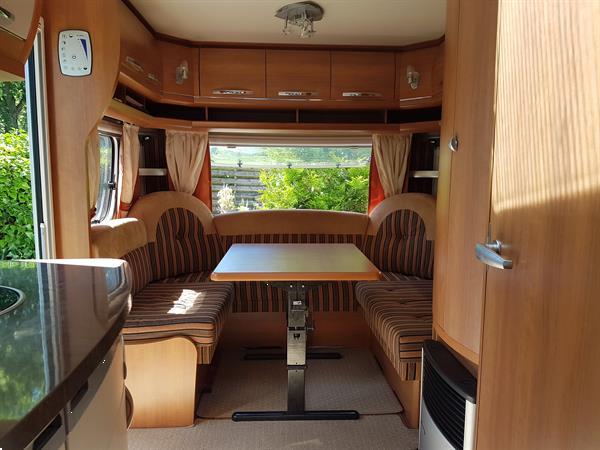 Grote foto hobby 455uf compleet met mover en nieuwe voortent caravans en kamperen caravans