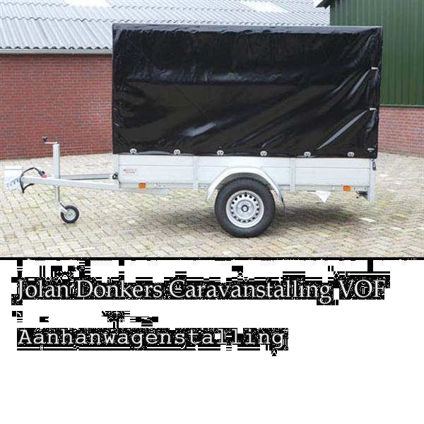 Grote foto aanhangerstalling bagagewagenstalling caravans en kamperen stalling