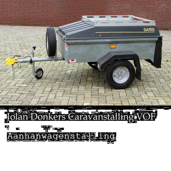 Grote foto luxe bagagewagen aanhanger vouwwagenstalling caravans en kamperen stalling