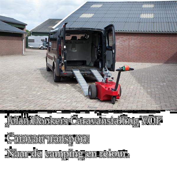 Grote foto professioneel caravantransport naar de camping caravans en kamperen overige caravans en kamperen
