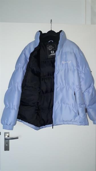 Grote foto te koop blauwe outdoor winterjas kleding dames jassen winter