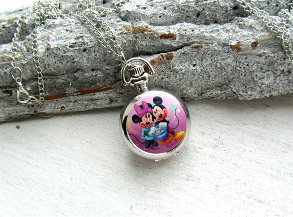 Grote foto horlogeketting mickey minnie mouse 6 soorten sieraden tassen en uiterlijk juwelen voor haar