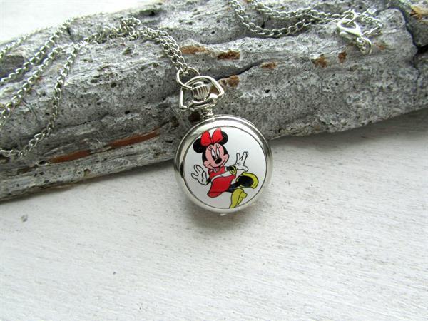 Grote foto horlogeketting mickey minnie mouse 6 soorten sieraden tassen en uiterlijk juwelen voor haar