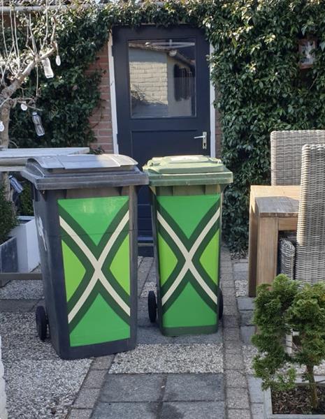 Grote foto achterhoekse vlag kliko sticker containersticker tuin en terras tuindecoratie