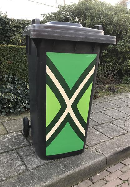 Grote foto achterhoekse vlag kliko sticker containersticker tuin en terras tuindecoratie