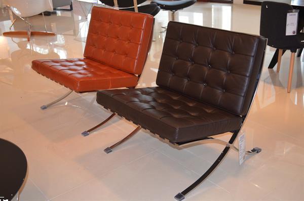 Grote foto premium barcelona chair volledig leer huis en inrichting stoelen