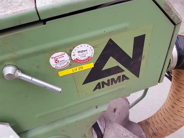 Grote foto bandschuurmachine bandslijpmachine anma bs 20 75 ms met afzuiging in de voet. doe het zelf en verbouw schuurmachines