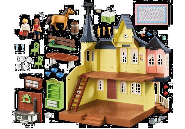 Plak opnieuw Haat gesmolten Playmobil Spirit 9475 Lucky's Huis Kopen | Duplo en Lego