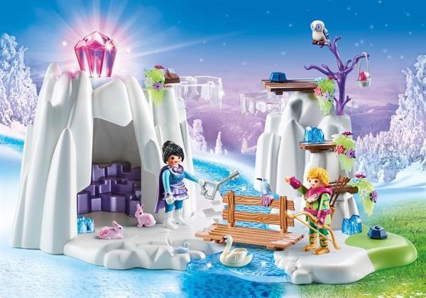 Grote foto playmobil magic 9470 kristallen diamantengrot kinderen en baby duplo en lego