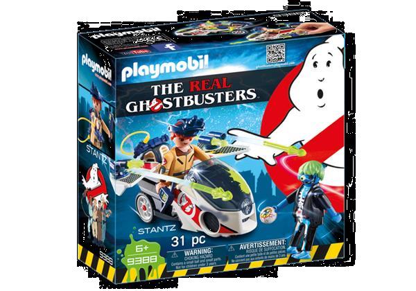 Grote foto playmobil ghostbusters 9388 stanz met luchtmoto kinderen en baby duplo en lego