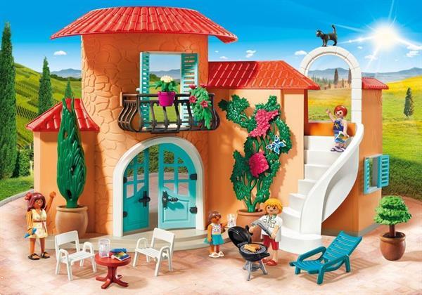 Grote foto playmobil family fun 9420 vakantievilla kinderen en baby duplo en lego