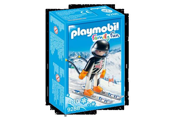 Grote foto playmobil family fun 9284 ski r op snowblades kinderen en baby duplo en lego