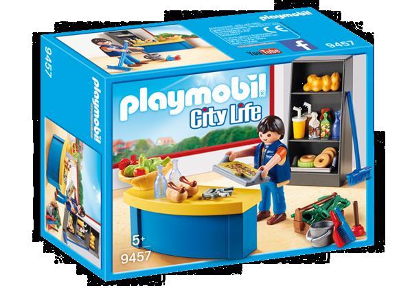 Grote foto playmobil city life 9457 schoolconci rge met kiosk kinderen en baby duplo en lego