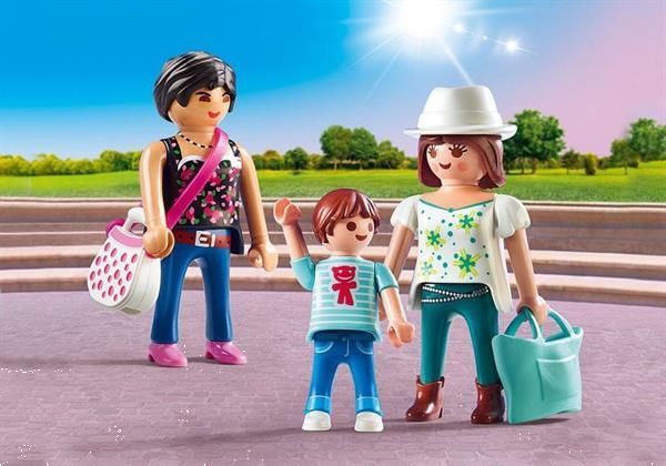 Grote foto playmobil city life 9405 winkelende meisjes kinderen en baby duplo en lego