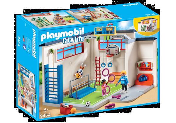 Grote foto playmobil city life 9454 sportlokaal kinderen en baby duplo en lego