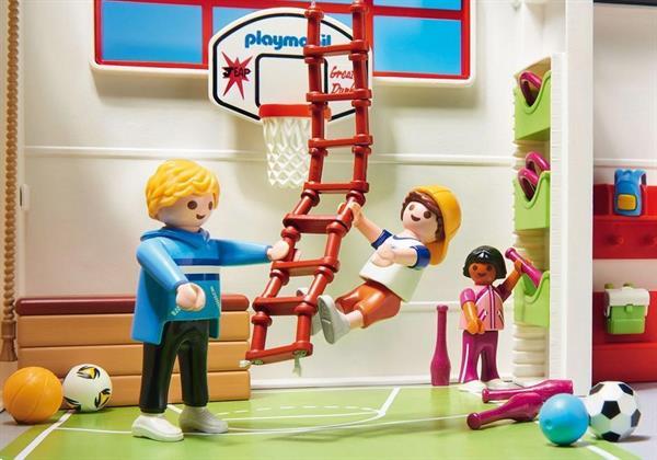 Grote foto playmobil city life 9454 sportlokaal kinderen en baby duplo en lego