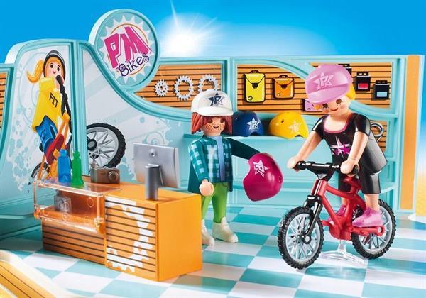 Grote foto playmobil city life 9402 fiets en skate winkel kinderen en baby duplo en lego