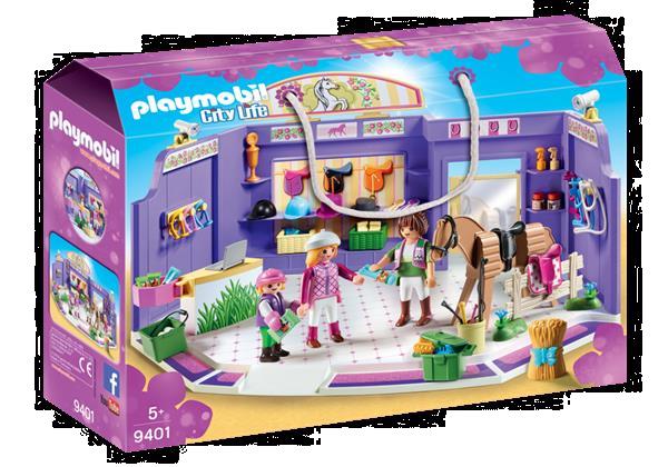 Grote foto playmobil city life 9401 ruitersport winkel kinderen en baby duplo en lego