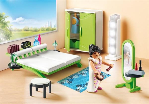 Grote foto playmobil city life 9271 slaapkamer met make up tafel kinderen en baby duplo en lego