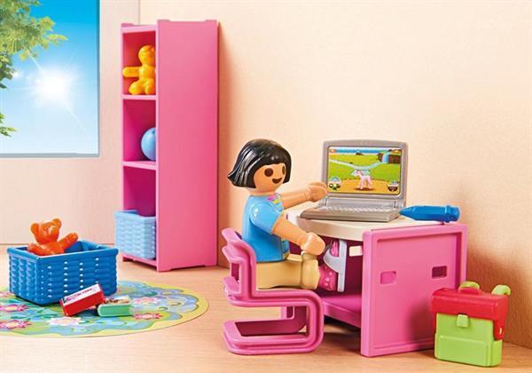 Grote foto playmobil city life 9270 kinderkamer met hoogslaper kinderen en baby duplo en lego