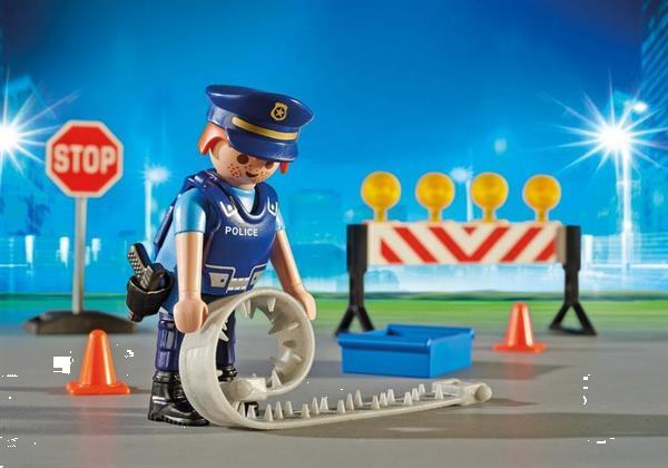 Grote foto playmobil city action 6924 politie wegversperring kinderen en baby duplo en lego
