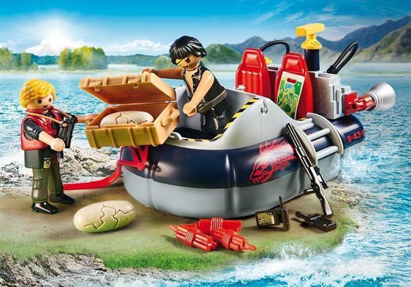 Grote foto playmobil action 9435 hovercraft met onderwatermotor kinderen en baby duplo en lego
