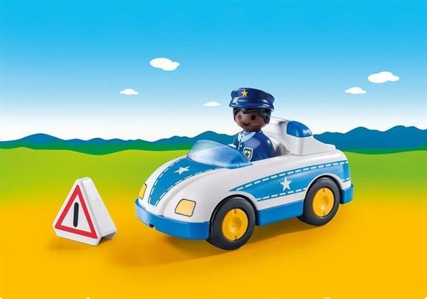 Grote foto playmobil 1.2.3 9384 politiewagen kinderen en baby duplo en lego