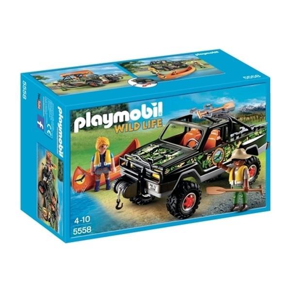 Grote foto playmobil 5558 wildlife pickuptruck kinderen en baby duplo en lego