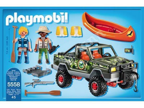 Grote foto playmobil 5558 wildlife pickuptruck kinderen en baby duplo en lego