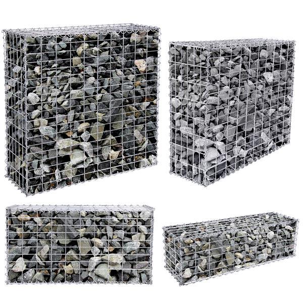 Grote foto schanskorf gabion steenkorf 100 x 95 x 30 cm huis en inrichting woningdecoratie
