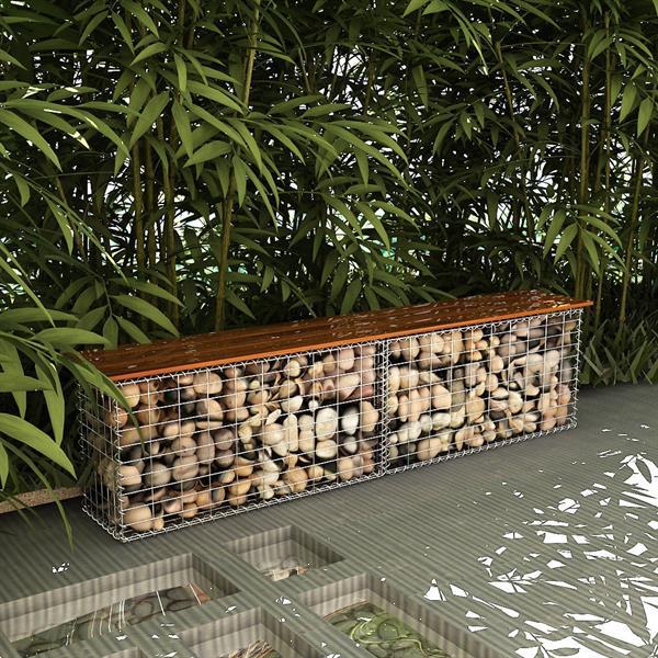 Grote foto schanskorf gabion steenkorf 100 x 95 x 30 cm huis en inrichting woningdecoratie