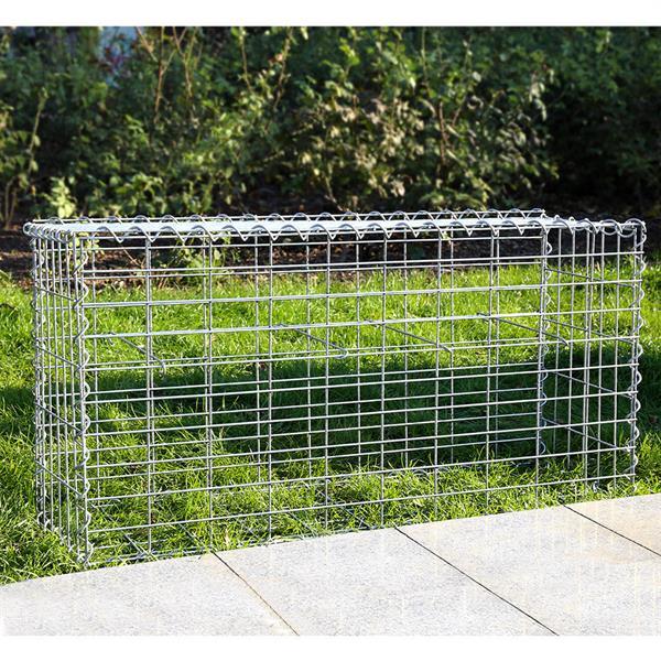 Grote foto schanskorf gabion steenkorf 100 x 95 x 30 cm huis en inrichting woningdecoratie