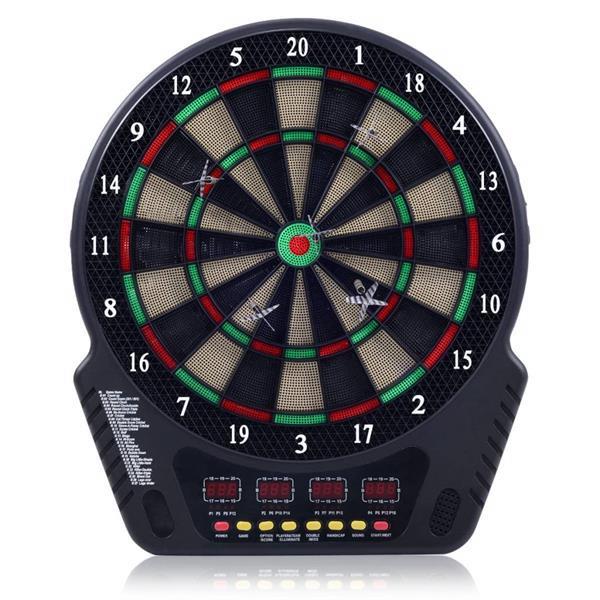 Grote foto elektronisch dartbord met 6 dartpijlen en lcd display sport en fitness overige sport en fitness