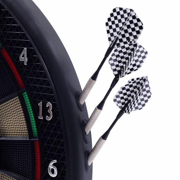 Grote foto elektronisch dartbord met 6 dartpijlen en lcd display sport en fitness overige sport en fitness