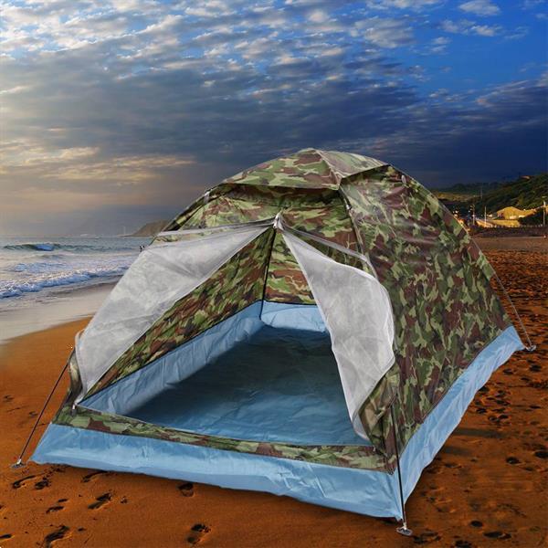 Grote foto 2 persoons tent campingtent bijzettent koepeltent caravans en kamperen tenten