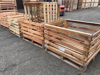 Grote foto kuubskisten palletboxen zakelijke goederen tuinbenodigdheden