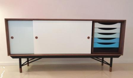 Grote foto finn juhl sideboard scandinavisch design dressoir huis en inrichting tv meubels