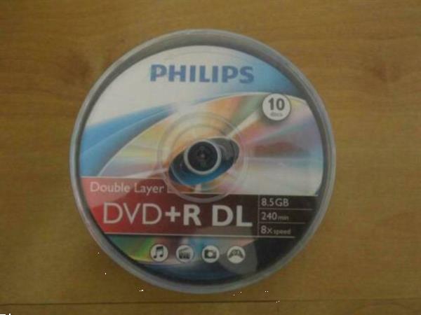 Grote foto philips spindel 10 x dvd r dl nieuw . computers en software cd roms dvd en blu rays schrijfbaar